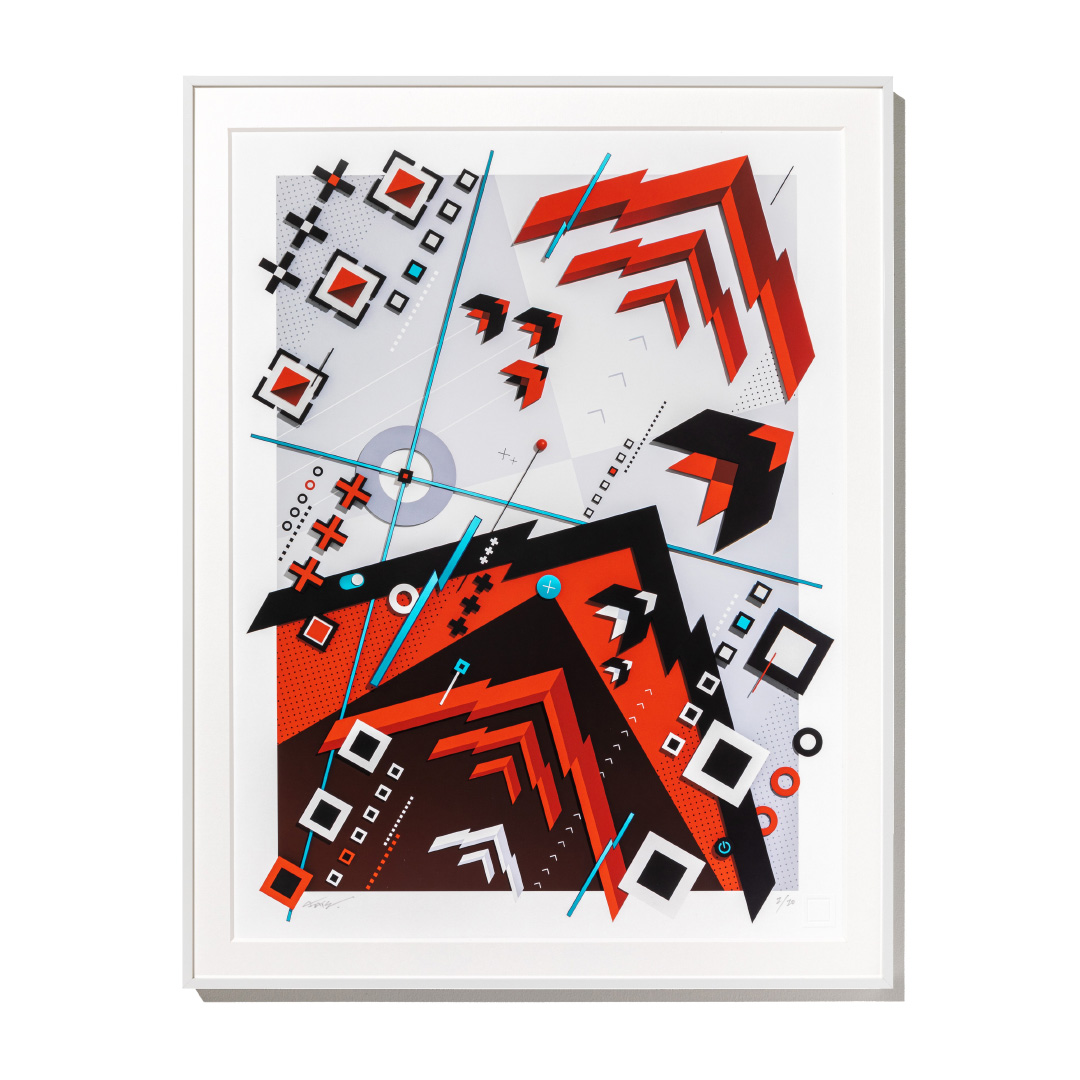 FATE "火燕" ジークレープリント 額付き